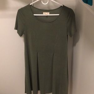 Green silence + Noise T-shirt dress